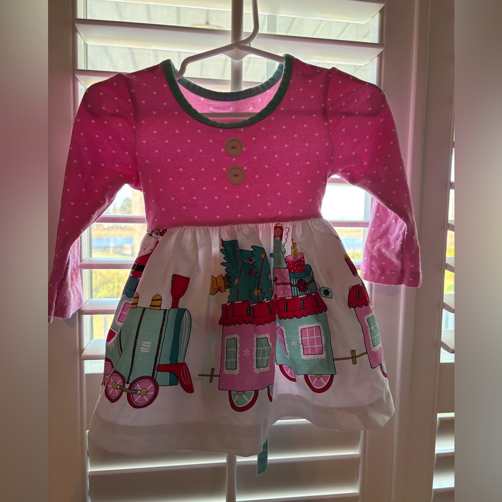 Elenor Rose Pink Christmas Dress
